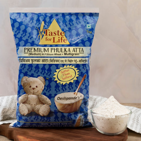 Phulka Atta M.P.Sihore Wheat+Multigrain (Medium)