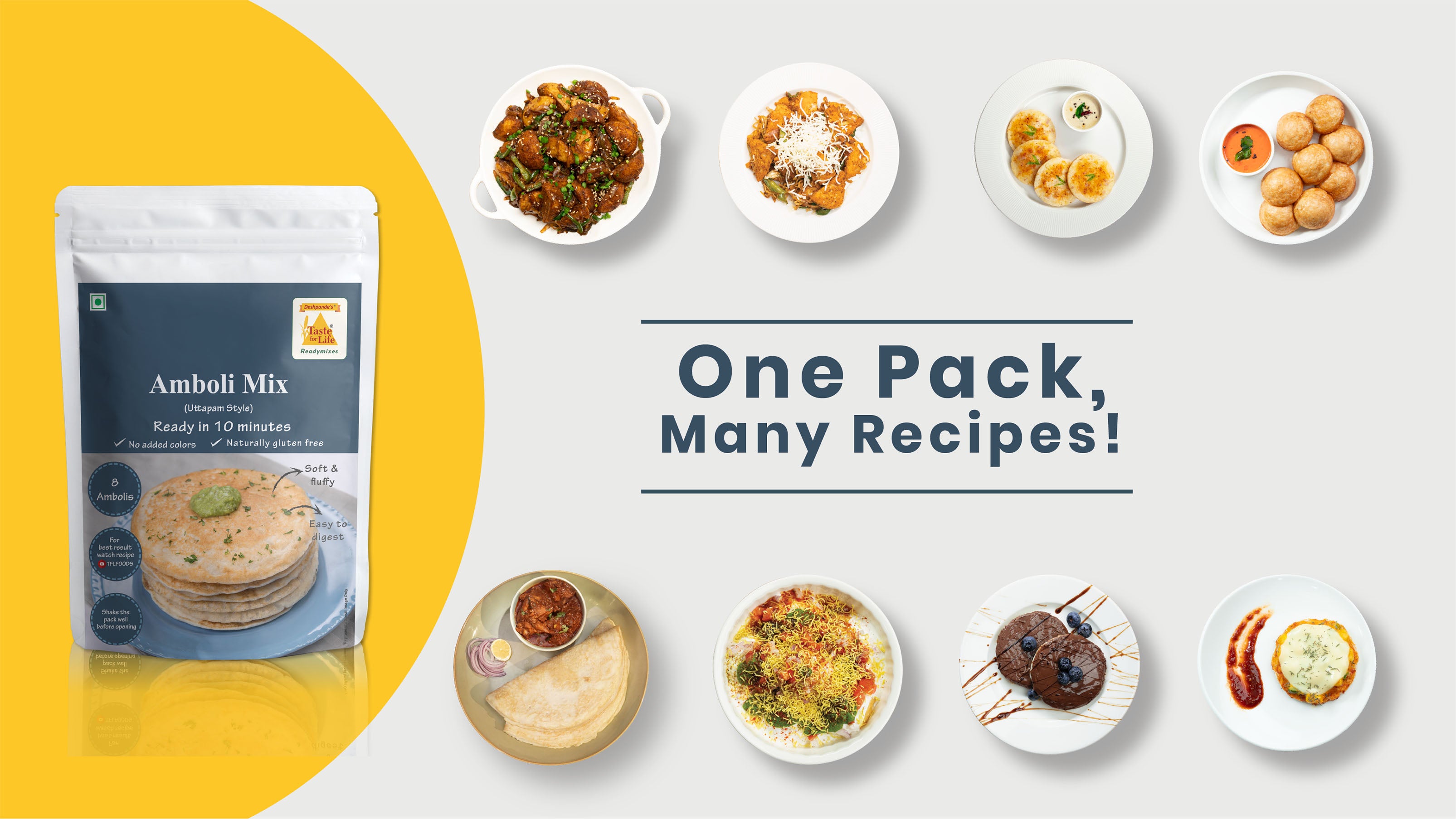 One Pack, Many recipes!