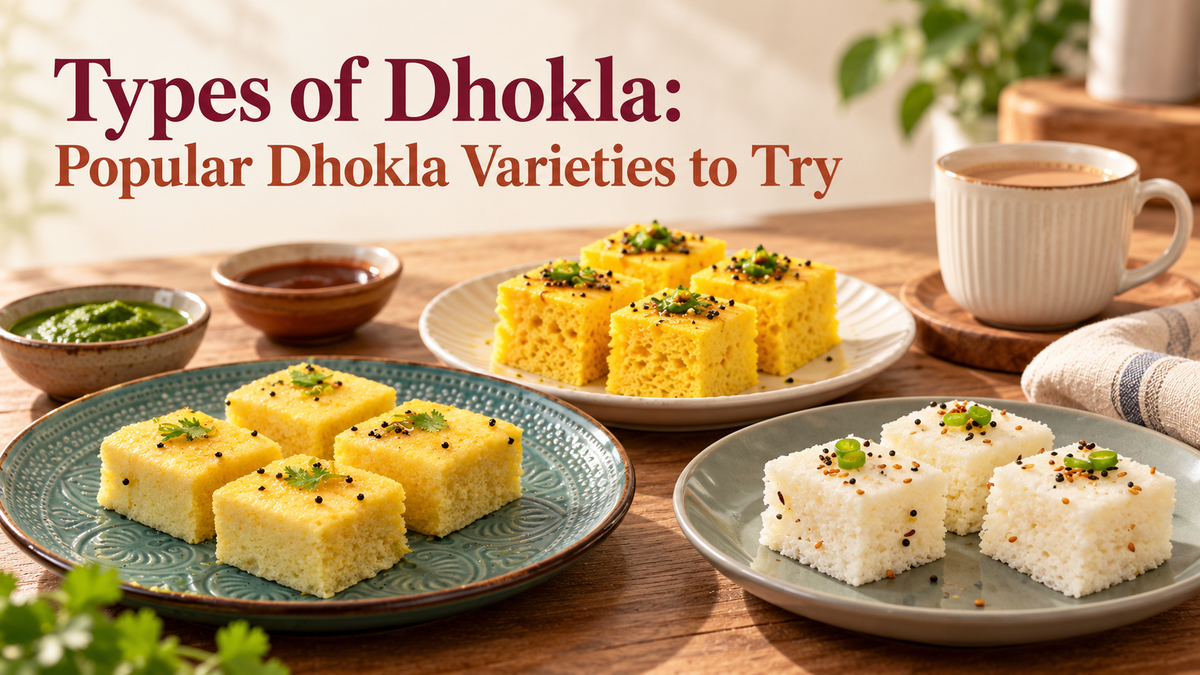types of dhokla