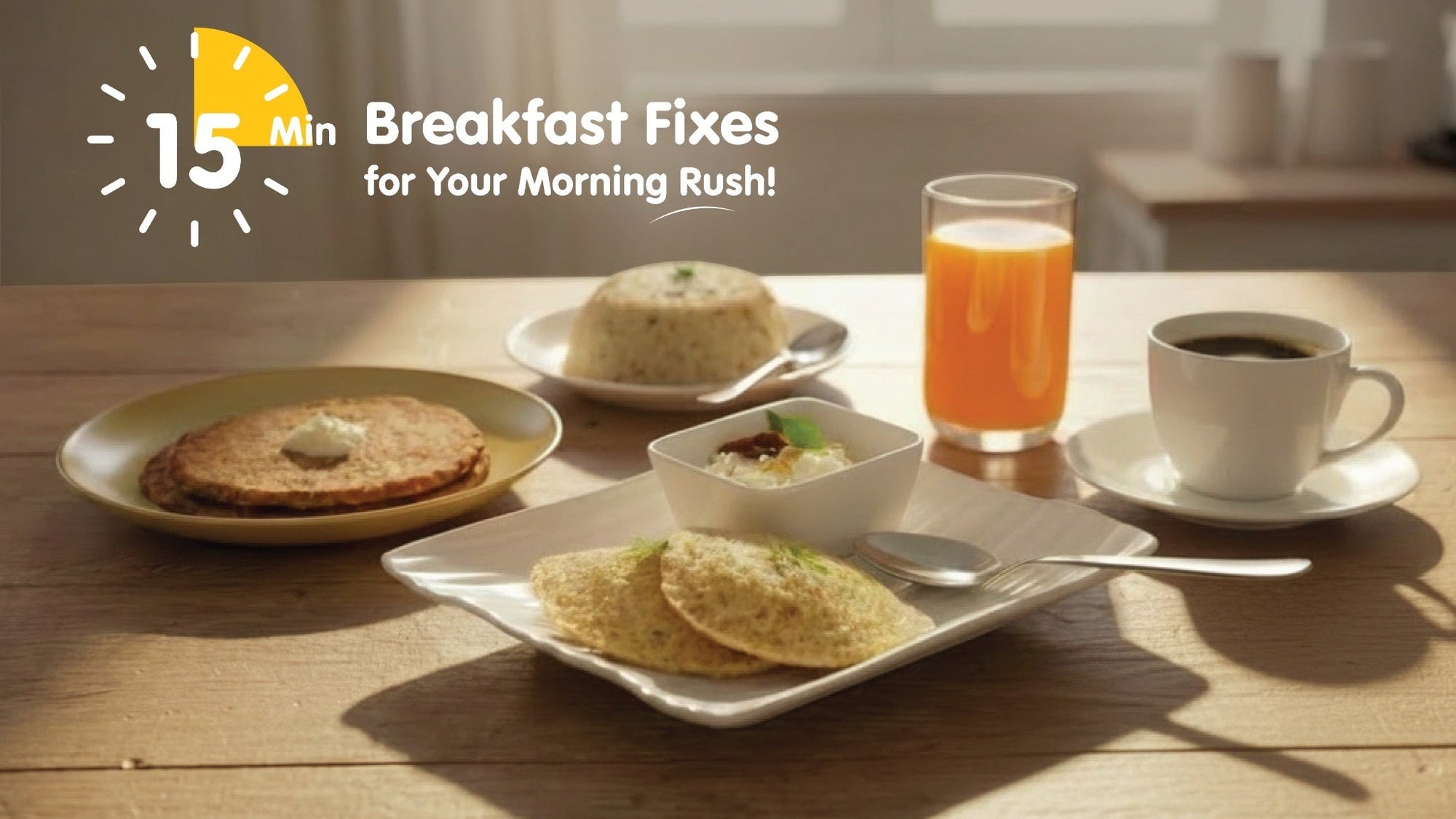Busy morning? Try these easy 15 min breakfast ideas!
