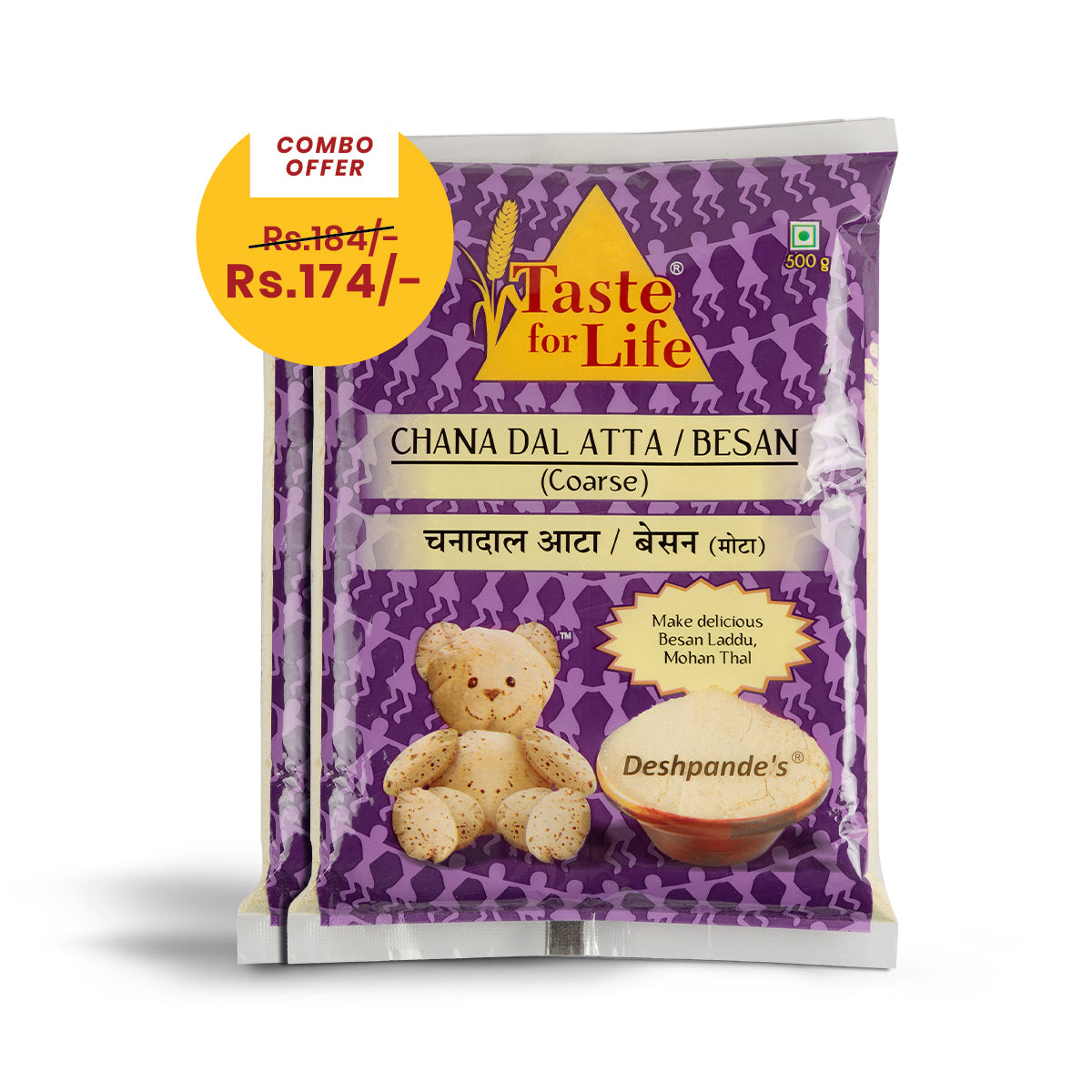 Besan Atta Coarse (Combo Pack)