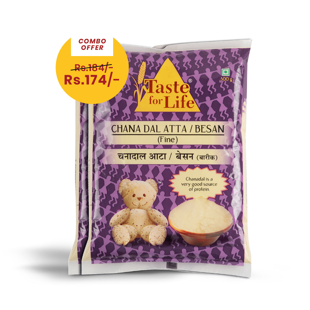 Besan Atta Fine (Combo Pack)