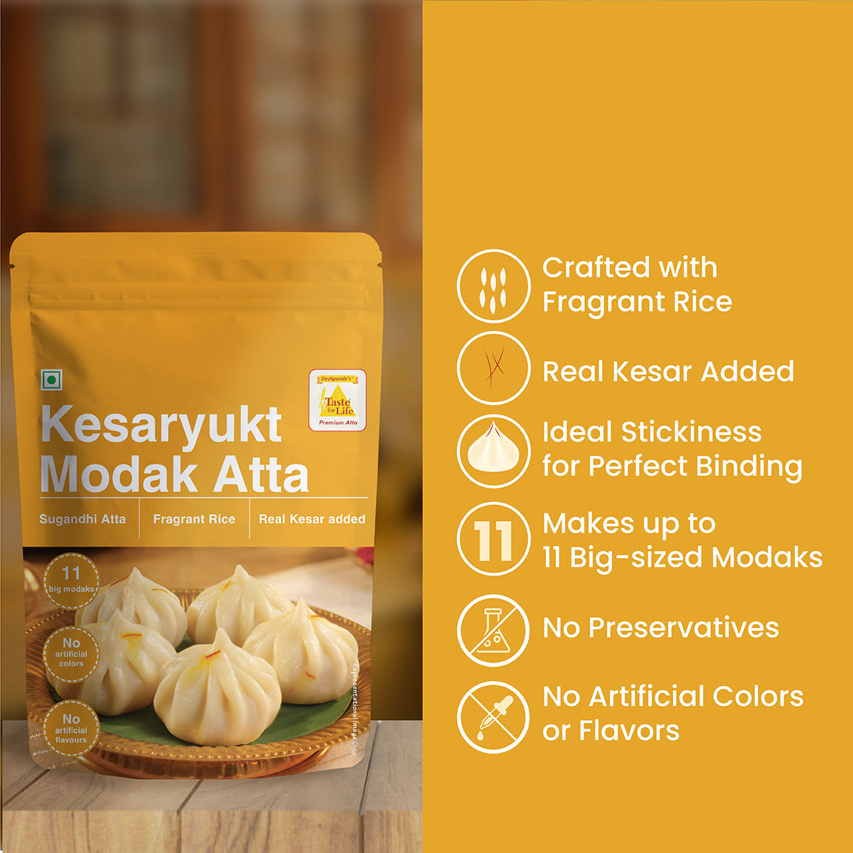 Kesaryukt Modak Atta