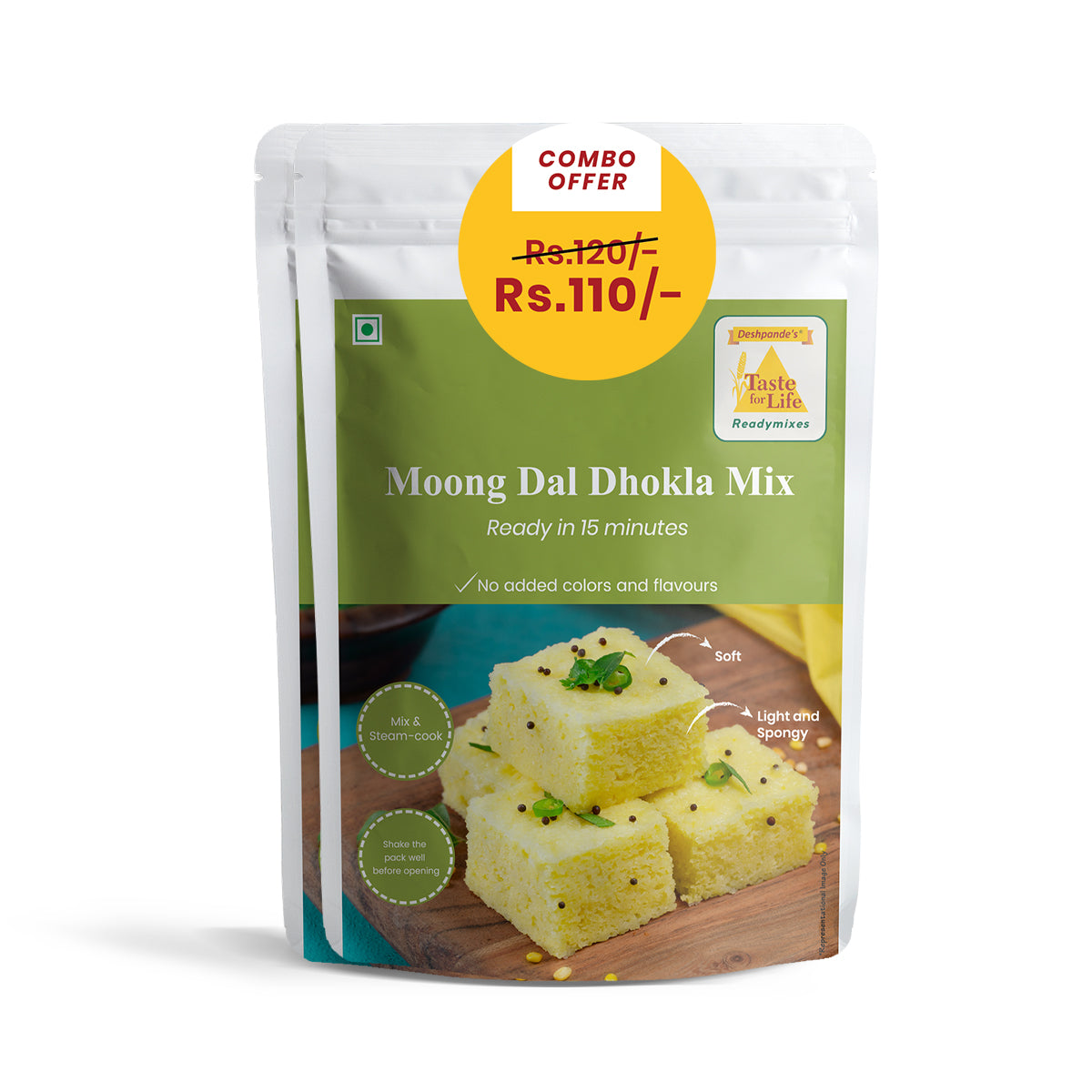 Moong Dal Dhokla Mix (Combo Pack)