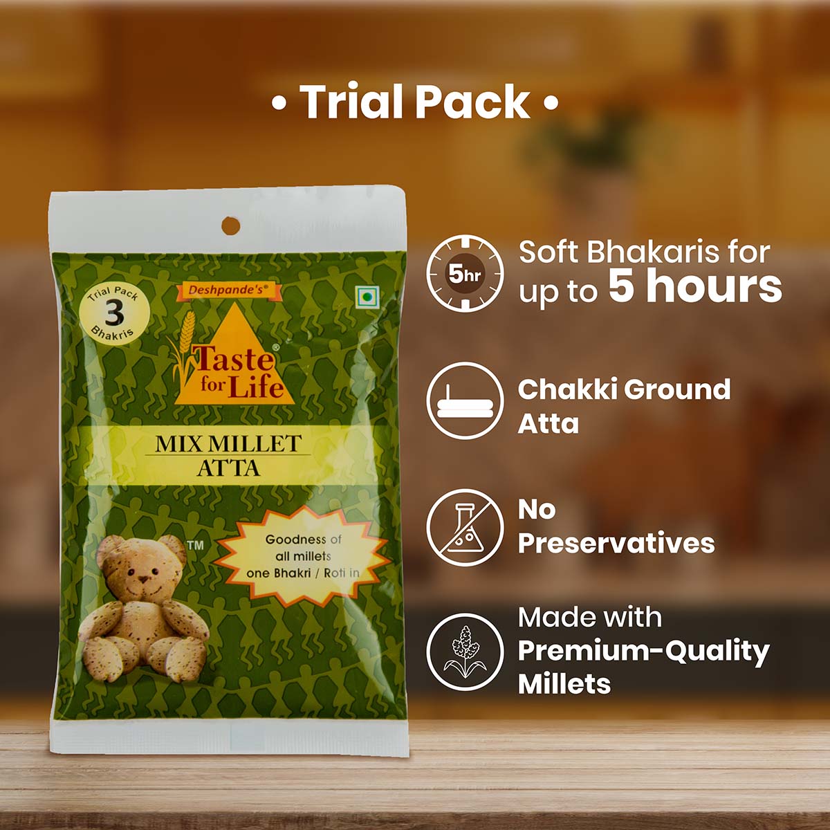 Mix Bhakari Atta [Trial Pack]