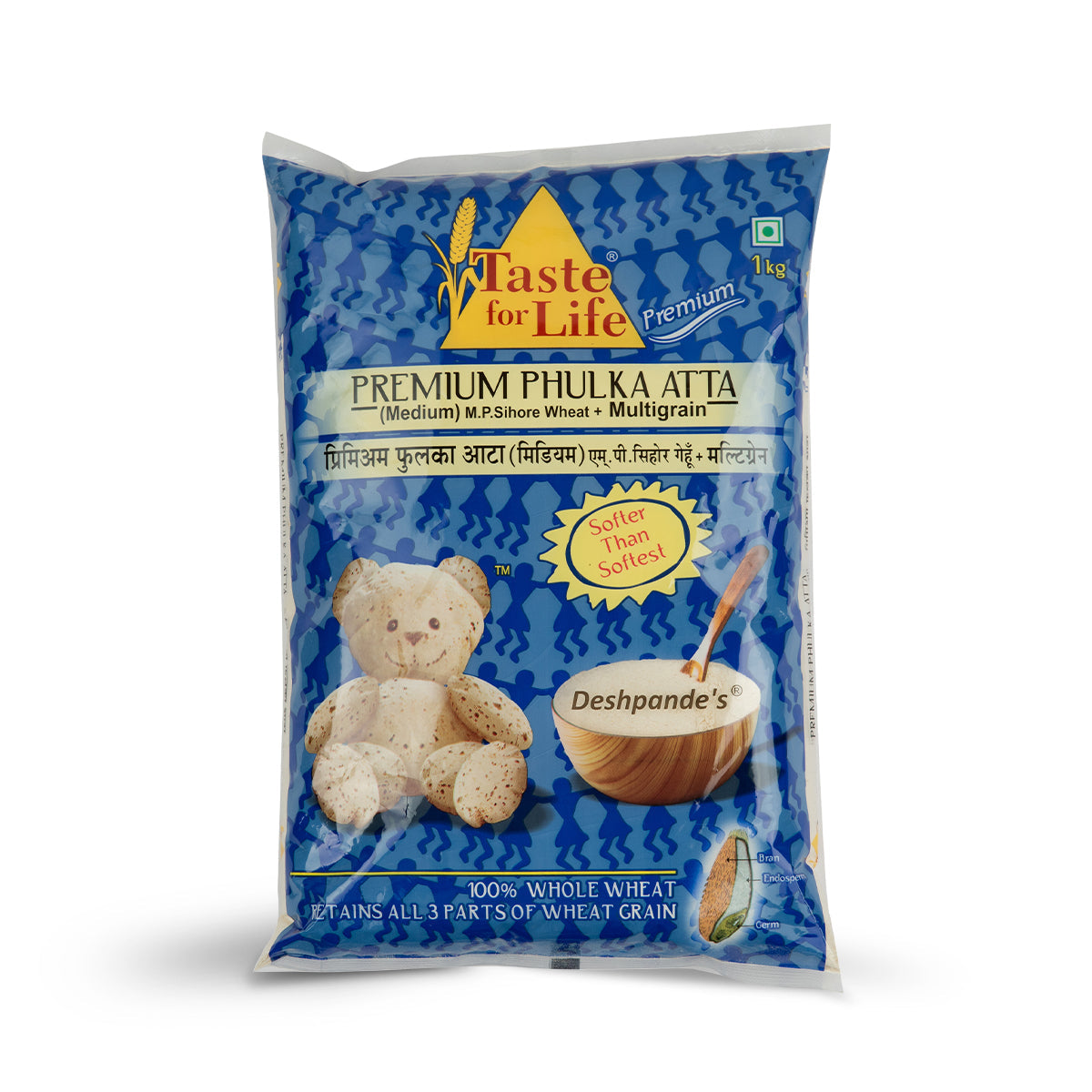 Phulka Atta M.P.Sihore Wheat+Multigrain (Medium)