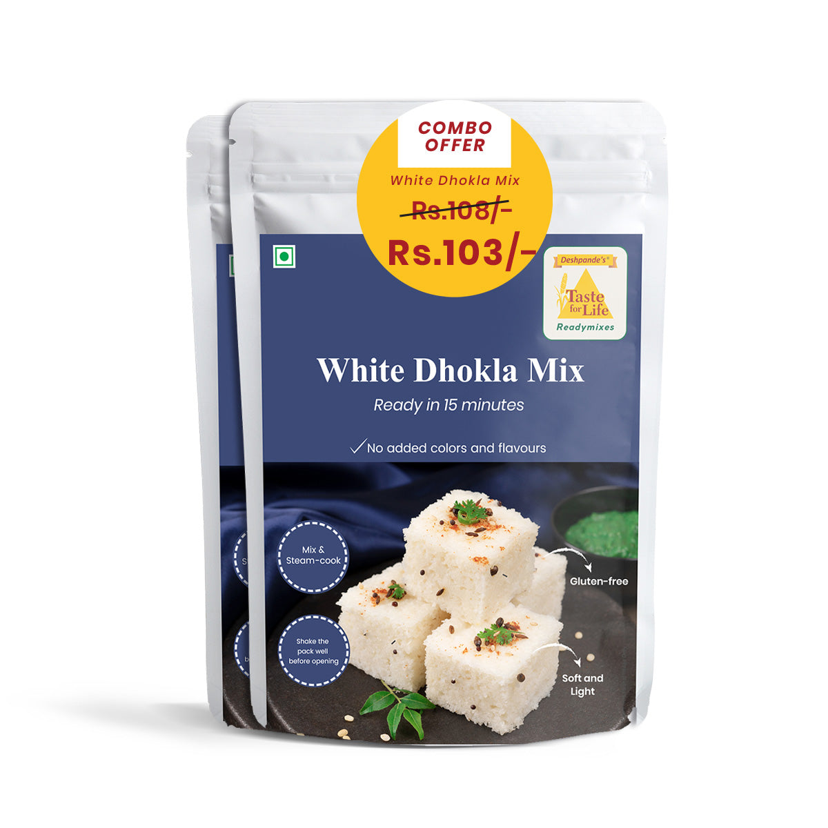 White Dhokla Mix (Combo Pack)