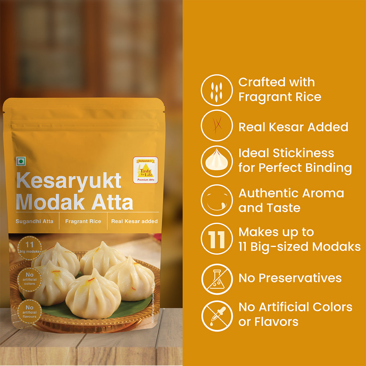Kesaryukt Modak Atta